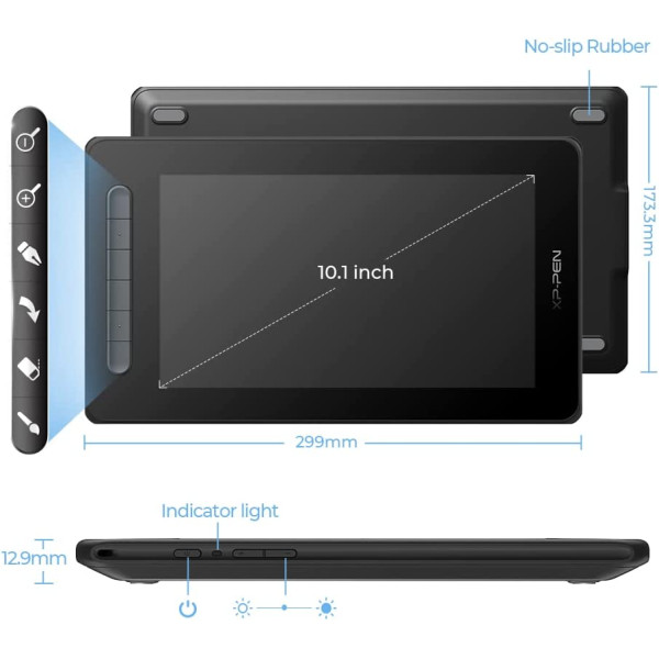 XP-PEN Artist 10 (2nd Gen) 10 inch Pen Display Graphics Tablet