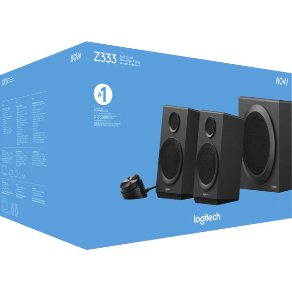 Logitech Z333 2.1 Speaker system with Headphone Jack