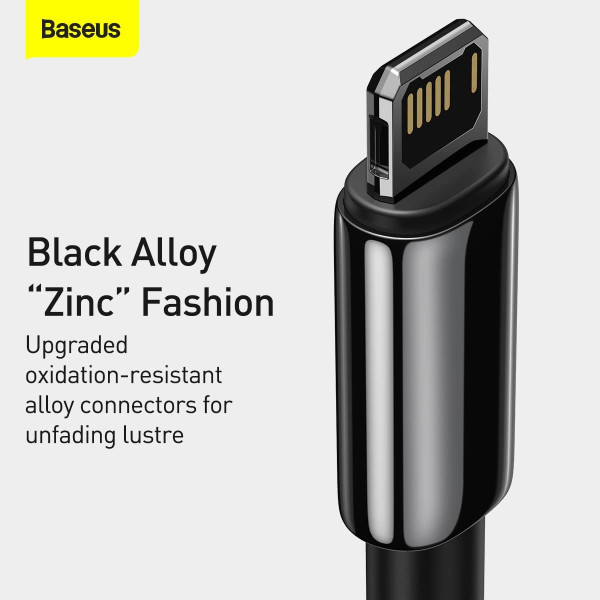 Baseus Tungsten Gold Fast Charging Data iPhone Cable 2M