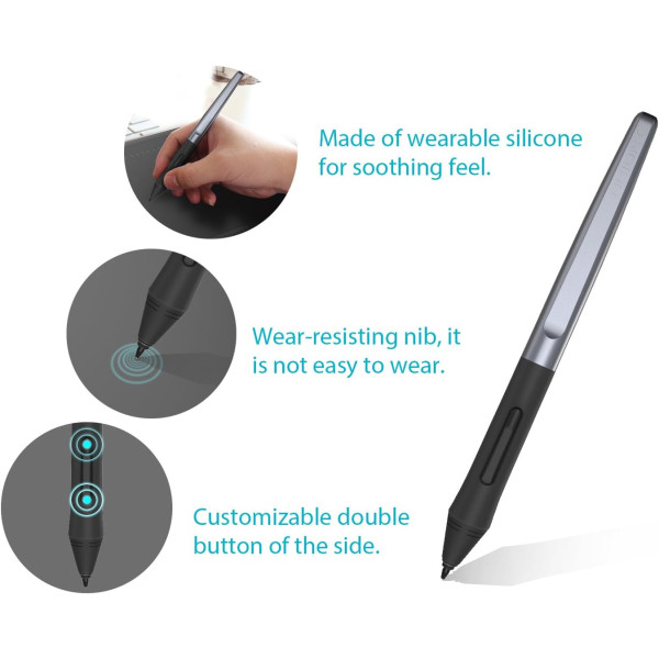 Huion PW100 Battery-Free Stylus for Huion Tablets