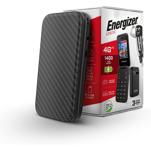 Energizer E282SC 4G Flip Dual SIM Phone 4GB 512MB RAM