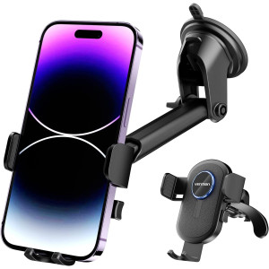 Vention Smart-Clamping Car Phone Mount With Suction Cup