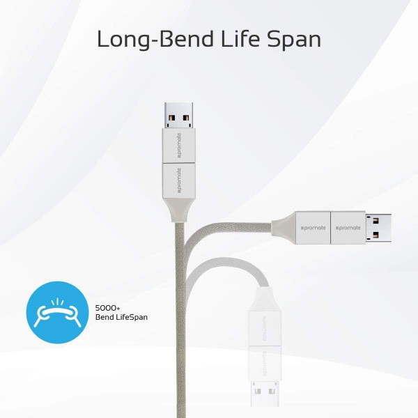 Promate UniLink-Trio 3-in-1 Charging & Data Cable