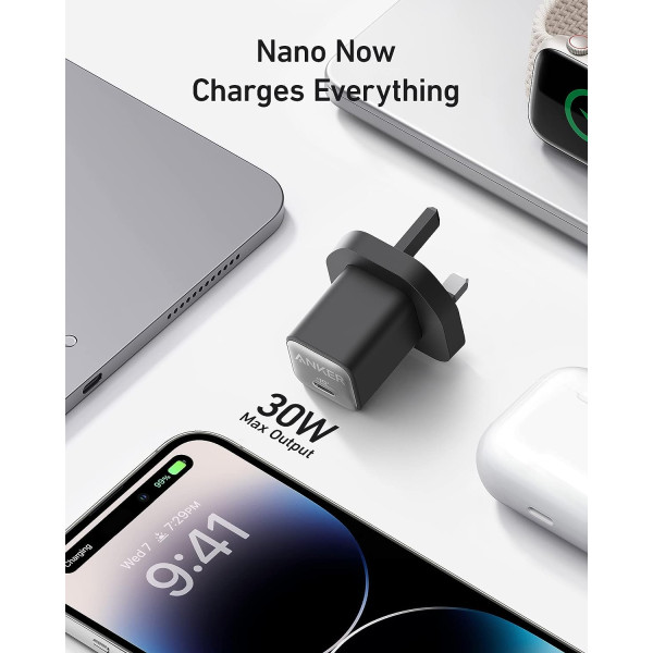 Anker 511 Charger (Nano 3, 30W) USB C GaN Charger