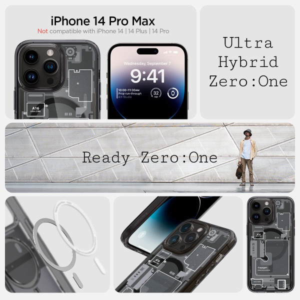 Spigen Ultra Hybrid Zero One MagFit Case for iPhone 14 Pro Max