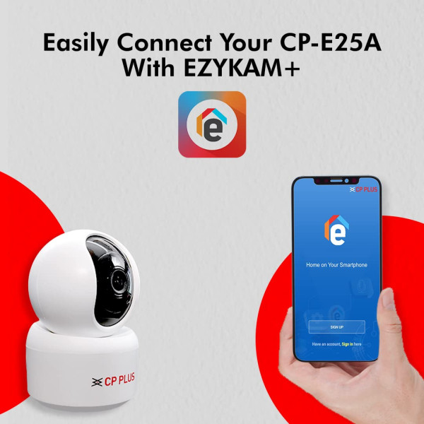 CP Plus CP-E25A Full HD Wi-Fi PT Home Security Camera 