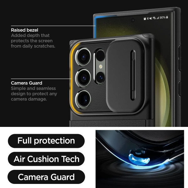 Spigen Optik Armor Case for Samsung Galaxy S23 Ultra