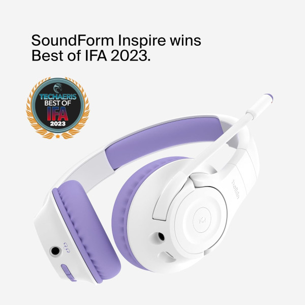 Belkin SoundForm Inspire Wireless Over-Ear Headset for Kids