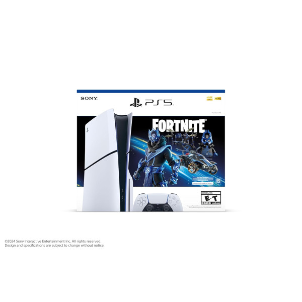 Sony PlayStation 5 Slim Console - Fortnite Cobalt Star Bundle