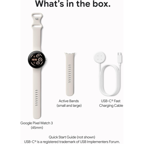 Google Pixel Watch 3 Smartwatch 45mm