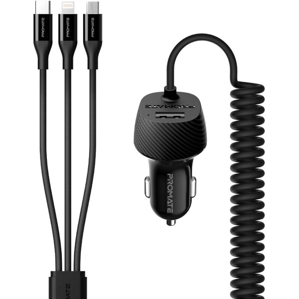 Promate VolTrip-Uni Multi-Connect Universal Car Charger