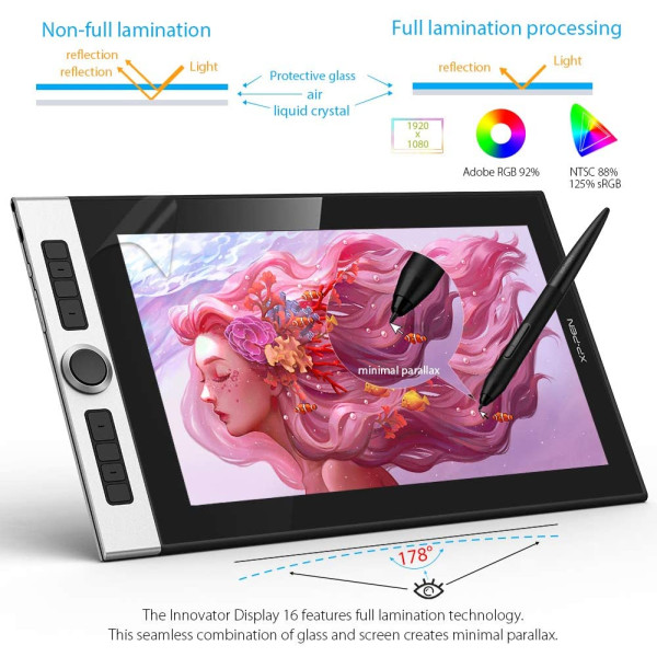 XP-PEN Innovator 16 Display 15.6 inch Graphics Pen Display