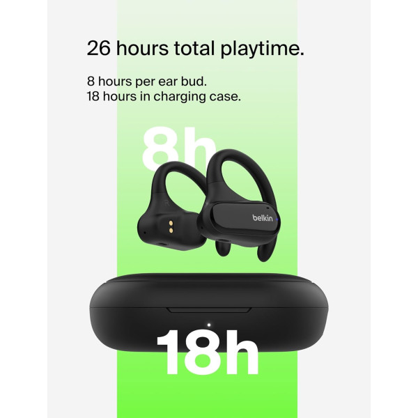 Belkin SoundForm ClearFit Open-Ear Wireless Earbuds