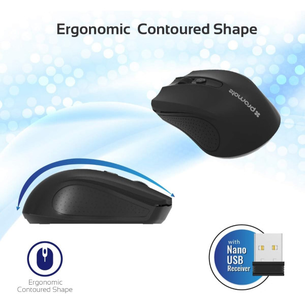 Promate Samo Rechargeable Bluetooth Wireless Mouse