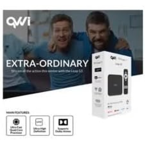 QVWi Leap-S3 4K Google Streaming Box 