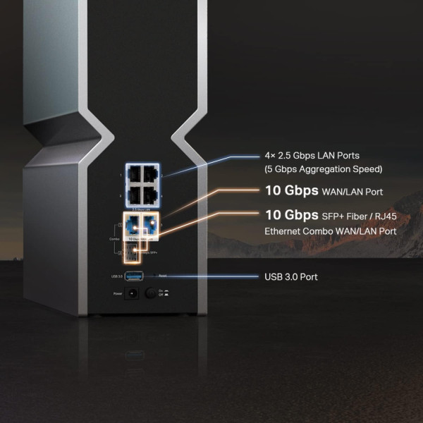 TP-Link Archer BE800 Tri-Band BE19000 WiFi 7 Router