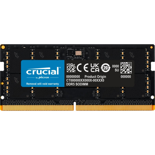 Crucial RAM 32GB DDR5 4800MHz CL40 Laptop Memory