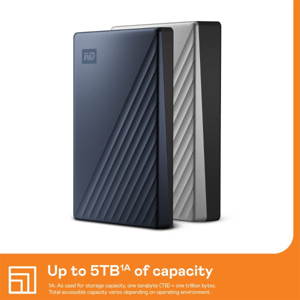 WD My Passport Ultra 2TB Type-C External Hard Drive