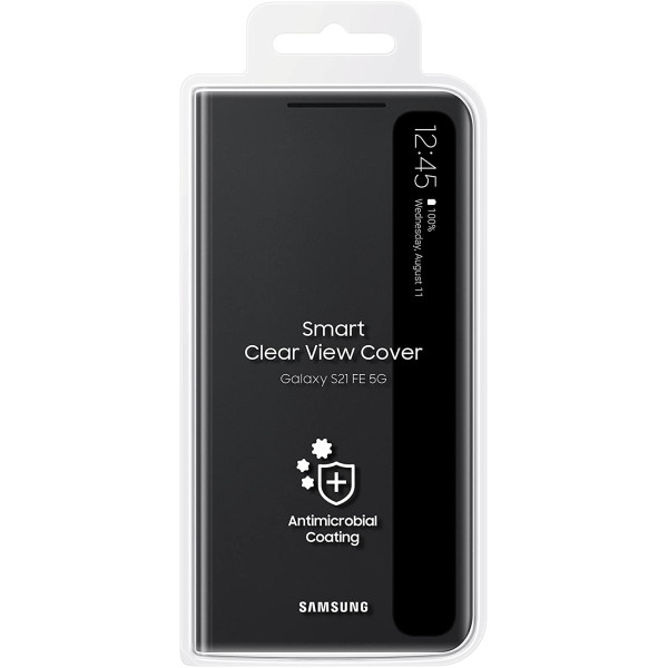 Samsung Galaxy S21 FE Smart Clear View Cover Case - Graphite