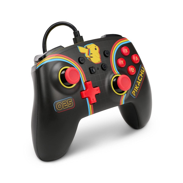 PowerA Enhanced Wired Controller for Nintendo Switch - Pokémon: Pikachu Arcade