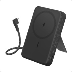 Anker Zolo Power Bank (10K, Magnetic, Built-In USB-C Cable)