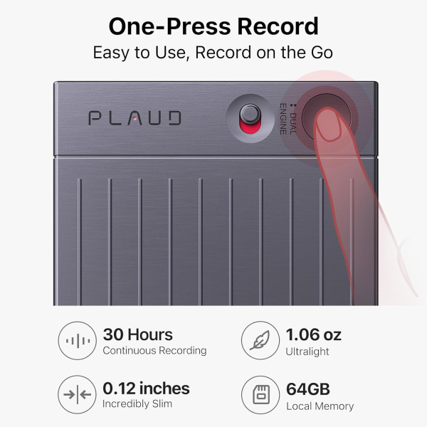 PLAUD Note AI Voice Recorder 64GB