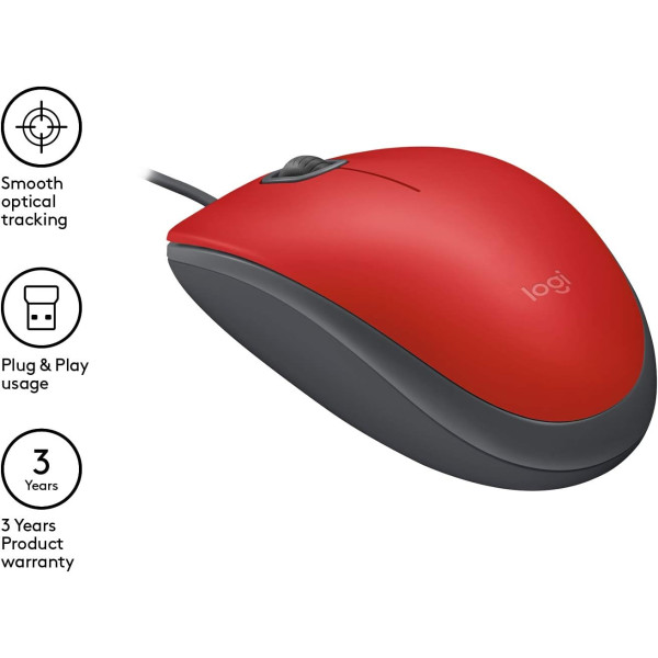 Logitech M110 Silent WIred Mouse