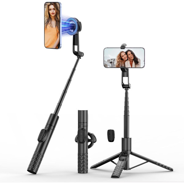 Smartphone Magnetic Selfie Stick Tripod with Remote