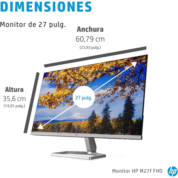 HP M27f Full HD 27 inch IPS LCD Monitor 