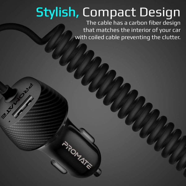 Promate VolTrip-Uni Multi-Connect Universal Car Charger