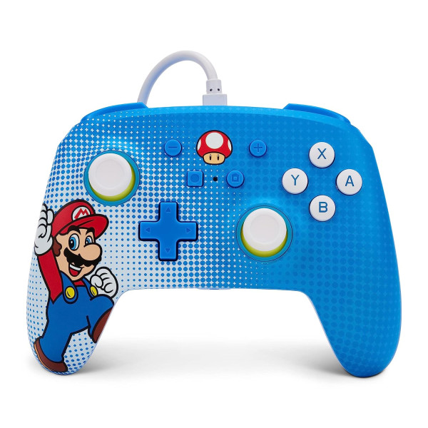 PowerA Enhanced Wired Controller for Nintendo Switch - Mario Pop Art