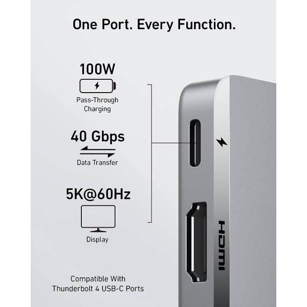 Anker 547 USB-C Hub 7-in-2 for MacBook