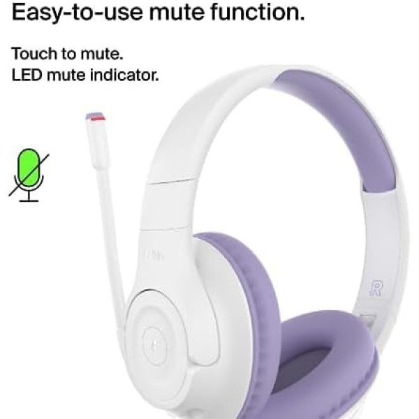 Belkin SoundForm Inspire Wireless Over-Ear Headset for Kids