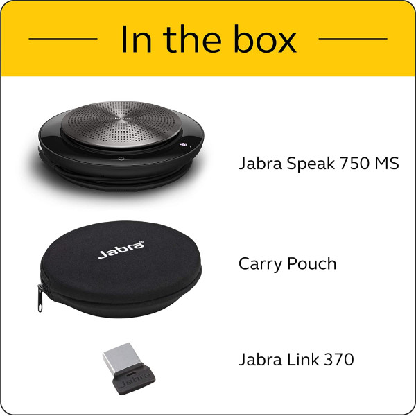 Jabra Speak 750 MS USB & Bluetooth Speakerphone