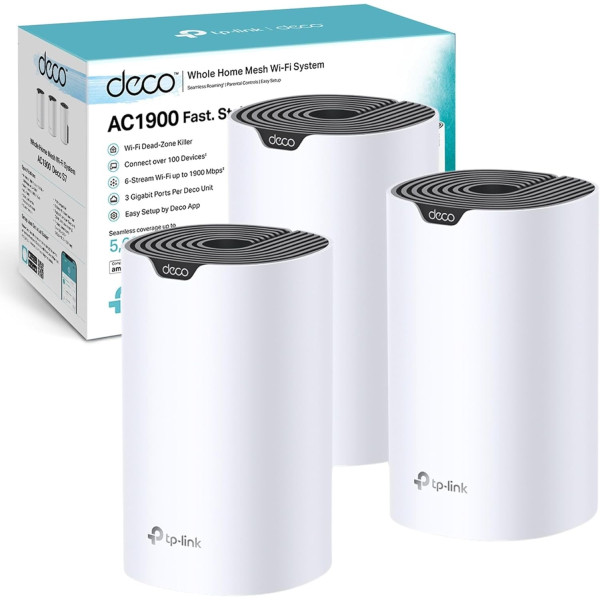 TP Link Deco S7 AC1900 Whole Mesh Wi Fi System