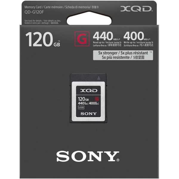 Sony XQD Memory Card G Series 120GB