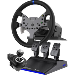 PXN V99 Gaming Steering Wheel with Pedals and Shifter