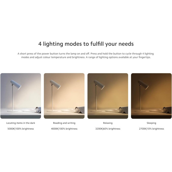 Xiaomi Flexible Rechargeable Desk Lamp