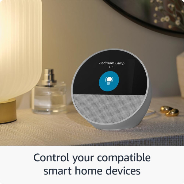 Amazon Echo Spot Smart Alarm Clock with Alexa 