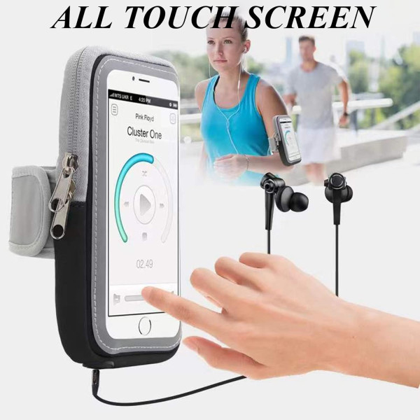 Running Armband Phone Holder with Touchscreen Support