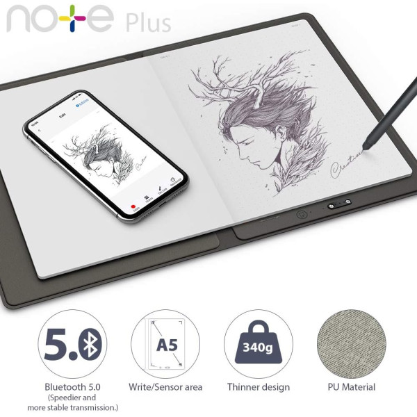 XP-PEN Note Plus Smart Notepad for Digital Writing