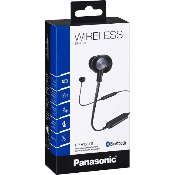 Panasonic RP-HTX20B Wireless In-Ear Headphones 