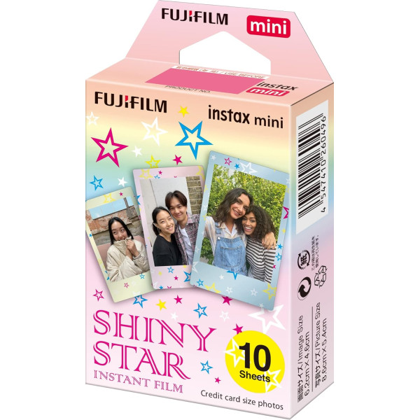 Fujifilm Instax Mini Shiny Star Instant Film - 10 Pack