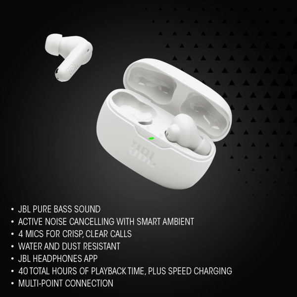 JBL Wave Beam 2 True Wireless Noise Cancelling Earbuds