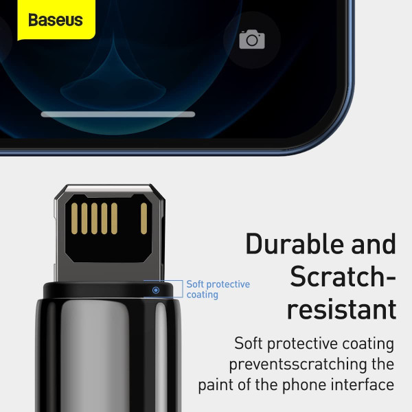 Baseus Tungsten Gold Fast Charging Data iPhone Cable 2M