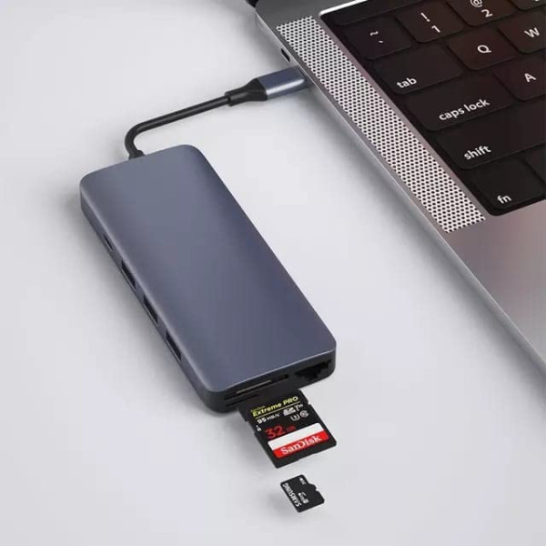 Green Lion Type-C to 12 in 1 USB-C Hub