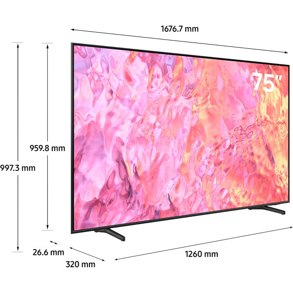 Samsung Class Q60C 75 inch QLED 4K Smart TV