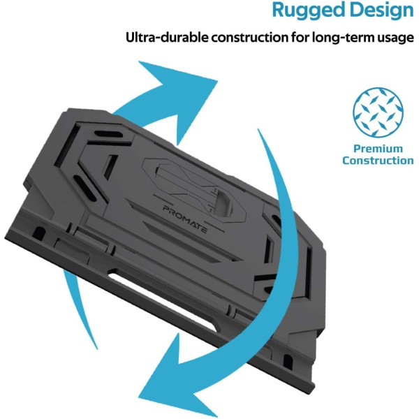 Promate ProCooler-1 Foldable Laptop and Smartphone Riser Stand